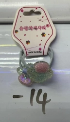 Set de elastice de păr cu motiv de ciuperci