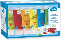 Vopsele deget in tub Djeco