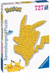 Puzzle siluetă pikachu 727 piese ravensburger