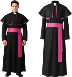 costum de episcop XL/XXL RUHHY pentru adulți