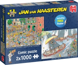 Puzzle JUMBO Jan van Haasteren – Tradiții olandeze 2×1000 piese