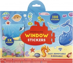 Set creativ autocolante pentru ferestre cu scenarii