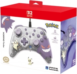 Controller cu fir HORI Horipad Turbo Gengar și Mimikyu pentru Nintendo Switch
