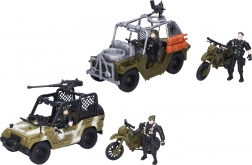 Set soldați cu vehicul 21 cm