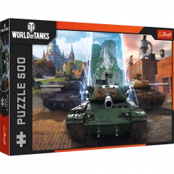 puzzle 500 piese – world of tanks: e timpul pentru acțiune! trefl