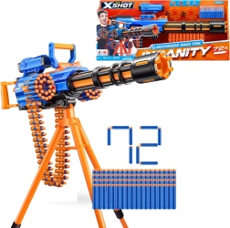 Zuru X-Shot Insanity blaster automat cu trepied și 72 de săgeți