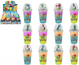 slim cu un dinozaur simpatic Slimy