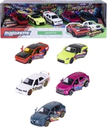 Majorette graffiti set cadou 5 mașini 1:64