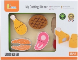 Set din lemn pentru tăiat - carne