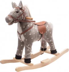 Căluț balansoar cu melodie PlayTo, roib sur-plesuviu