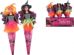 Păpușă vrăjitoare articulată în cornet