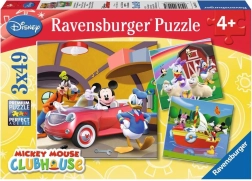 Puzzle RAVENSBURGER CLUBUL LUI MICKEY 3×49 piese