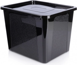 Cutie de depozitare din plastic cu capac 30 l