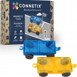 Connetix Rainbow Car Pack șasiuri magnetice – 2 vehicule