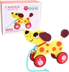 Căruț de lemn Câine 17 cm