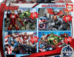 Educa Puzzle pentru Copii Avengers 4în1