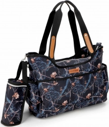 Geantă pentru schimbat scutece FreeON All Around cu husă termică și salteluță