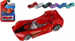 Mașinuță sport de 8 cm cu rulare liberă – metal și plastic, mix de modele