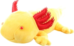 Axolotl de pluș galben 30 cm eco-friendly