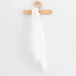 Scutece textile din bumbac New Baby Standard 80 × 80 cm, 10 buc., albe