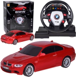 Mașină RC cu volan BMW 1:24 – mașină sport telecomandată
