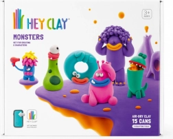 Hey Clay Monsters – set de plastilină spumoasă pentru copii