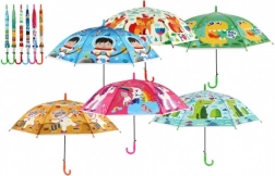 Umbrelă pentru copii cu deschidere automată 66 cm – colorată