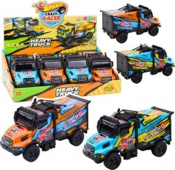 Mașină off-road cu propulsie, lumini și sunete portocaliu albastru