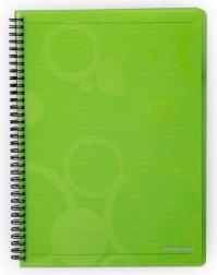 Bloc notes cu spiră A5 Neo Colori verde