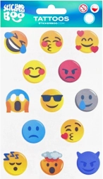 tatuaje temporare cu emoticoane pentru copii