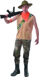 Costum de carnaval vânător pentru adulți