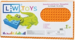 Suport de construcție portocaliu JUNIOR 16x32 puncte