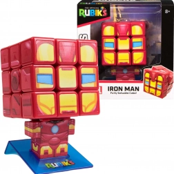 Cub Rubik 3x3 CUBERS MARVEL Iron Man cu suport