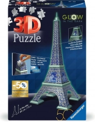 Puzzle 3D luminiscente Turnul Eiffel – 224 piese RAVENSBURGER