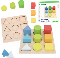 Tooky Toy puzzle educațional – forme geometrice