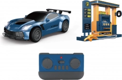 mașină RC cu efecte de fum și stație de alimentare 22 cm