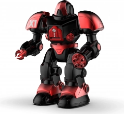 Robot pe telecomandă cu discuri lansatoare