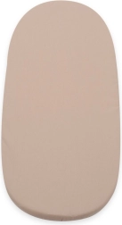 Cearșaf de bumbac pentru cărucior 35×75 cm cappuccino