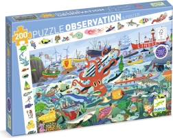 Puzzle Djeco Misterele mării 200 piese