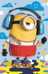 Puzzle Trefl Minionii pe patine, 54 piese