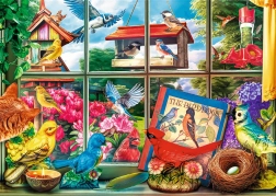 Puzzle Trefl Tea Time: Lumea păsărilor 1000 piese