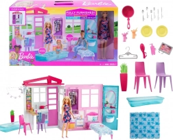 Căsuța Barbie cu accesorii și păpușă
