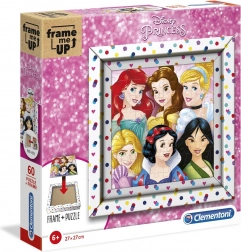 CLEMENTONI Puzzle Frame Me Up Prințese Disney 60 piese