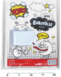 Mapă suspendată transparentă pentru documente A4 - lucioasă