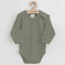 Body pentru bebeluși din bumbac New Baby verde