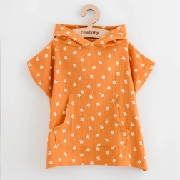 Poncho muselin pentru copii New Baby Feeling Animal XS 35 cm