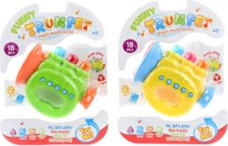 Trompetă pentru copii cu baterii, sunete și melodii