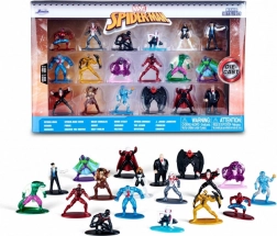 Figurine metalice MARVEL Spider‑Man – set de 18 piese