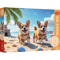 Puzzle Trefl Corgi – cățeluș 100 piese