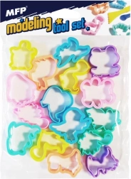 Set de form3 din plastic n formă de animale - 16 bucăți